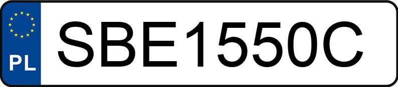 Numer rejestracyjny SBE 1550C posiada DACIA SANDERO - SBE1550C Numer rejestracyjny SBE 1550C posiada DACIA SANDERO - SBE1550C