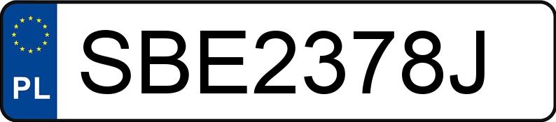 Numer rejestracyjny SBE 2378J posiada OPEL Astra III 2.0 MR`04 E4 Cosmo - SBE2378J Numer rejestracyjny SBE 2378J posiada OPEL Astra III 2.0 MR`04 E4 Cosmo - SBE2378J