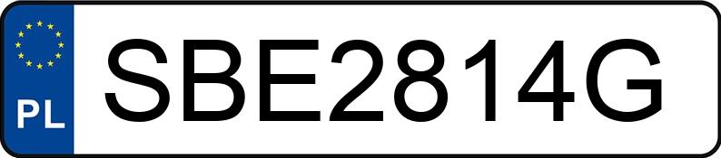 Numer rejestracyjny SBE 2814G posiada AUDI RS5 - SBE2814G Numer rejestracyjny SBE 2814G posiada AUDI RS5 - SBE2814G