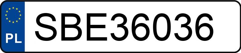 Numer rejestracyjny SBE 36036 posiada SEAT LEON - SBE36036