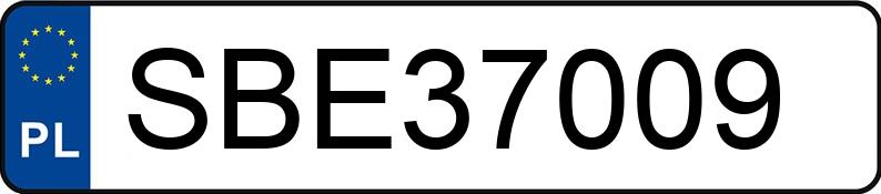 Numer rejestracyjny SBE 37009 posiada FORD FIESTA - SBE37009