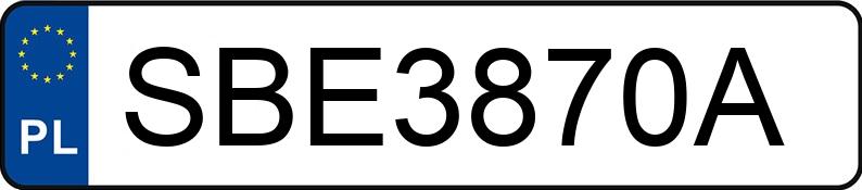 Numer rejestracyjny SBE 3870A posiada SKODA OCTAVIA - SBE3870A Numer rejestracyjny SBE 3870A posiada SKODA OCTAVIA - SBE3870A