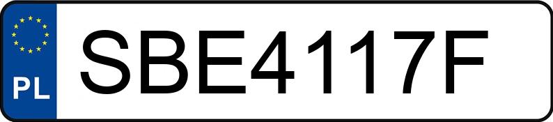 Numer rejestracyjny SBE 4117F posiada VOLVO S40 1.6 D MR`08 E4 S40 1.6 D MR`08 E4 - SBE4117F