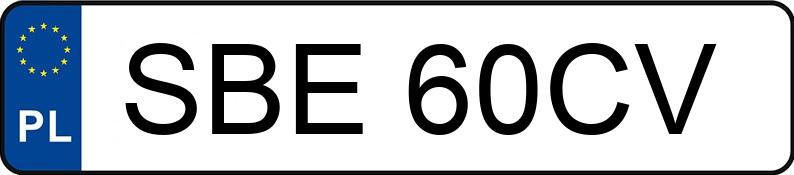 Numer rejestracyjny SBE 60CV posiada RENAULT THALIA - SBE60CV