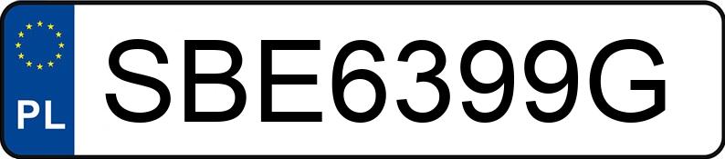 Numer rejestracyjny SBE 6399G posiada FORD FOCUS - SBE6399G Numer rejestracyjny SBE 6399G posiada FORD FOCUS - SBE6399G