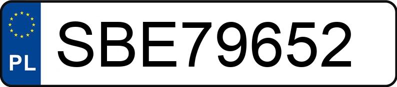 Numer rejestracyjny SBE 79652 posiada FORD FOCUS - SBE79652