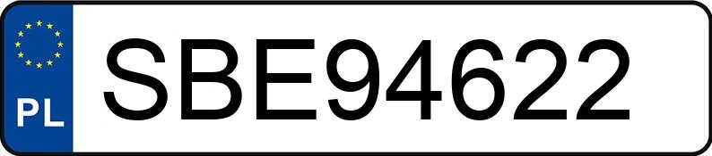 Numer rejestracyjny SBE 94622 posiada SKODA FABIA - SBE94622