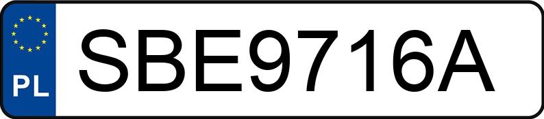 Numer rejestracyjny SBE 9716A posiada PORSCHE MACAN S DIESEL - SBE9716A