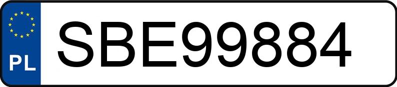 Numer rejestracyjny SBE 99884 posiada PEUGEOT 106 1.0 MR`96 Sketch - SBE99884