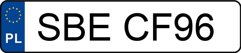 Numer rejestracyjny SBE CF96 posiada KEEWAY Skutery Focus 50 - SBECF96