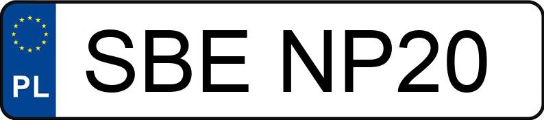 Numer rejestracyjny SBE NP20 posiada AUDI A4 1.8 Kat. MR`00 E3 8E T - SBENP20