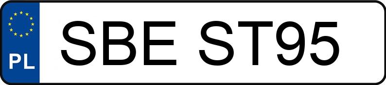 Numer rejestracyjny SBE ST95 posiada HYUNDAI TUCSON - SBEST95