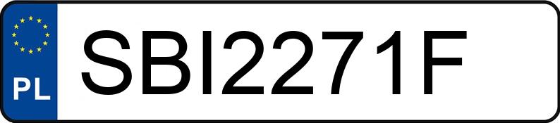Numer rejestracyjny SBI 2271F posiada FIAT 500 L - SBI2271F Numer rejestracyjny SBI 2271F posiada FIAT 500 L - SBI2271F