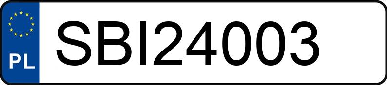 Numer rejestracyjny SBI 24003 posiada FORD Fiesta 1.2i MR`02 E3 Fiesta - SBI24003