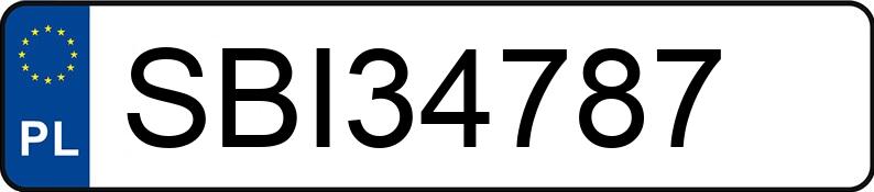 Numer rejestracyjny SBI 34787 posiada FORD FOCUS 1.8 TDDI - SBI34787