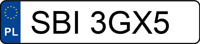 Numer rejestracyjny SBI 3GX5 posiada FIAT PANDA - SBI3GX5 Numer rejestracyjny SBI 3GX5 posiada FIAT PANDA - SBI3GX5