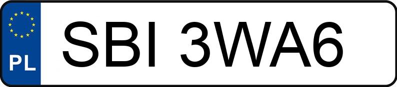 Numer rejestracyjny SBI 3WA6 posiada CHRYSLER Pacifica 3.5 24V Kat. MR`04 E3 Touring AWD Aut. - SBI3WA6