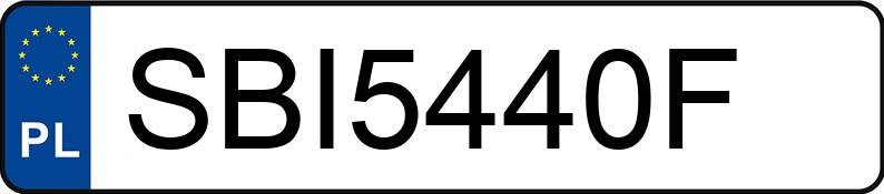 Numer rejestracyjny SBI 5440F posiada BMW 320I - SBI5440F