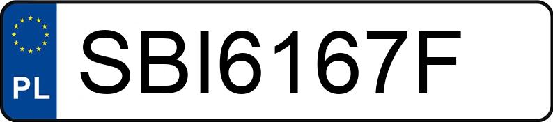 Numer rejestracyjny SBI 6167F posiada BMW X1 XDRIVE18D - SBI6167F