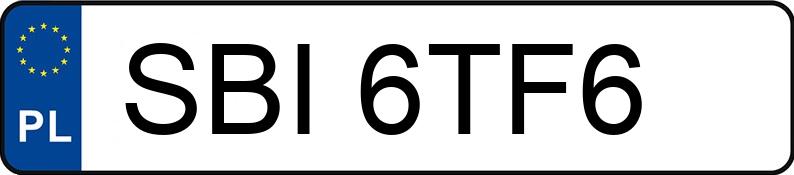 Numer rejestracyjny SBI 6TF6 posiada YAMAHA Naked Bike do 600 ccm XJ 600 N - SBI6TF6