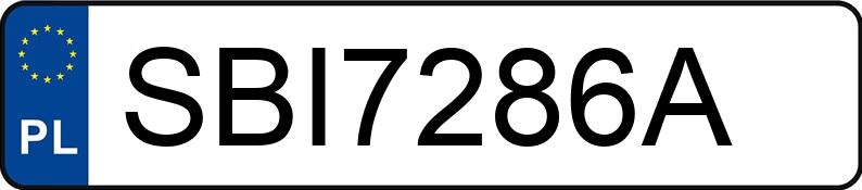 Numer rejestracyjny SBI 7286A posiada BMW 316 Touring Diesel MR`16 E6 F31 316 Touring Diesel MR`16 E6 F31 - SBI7286A
