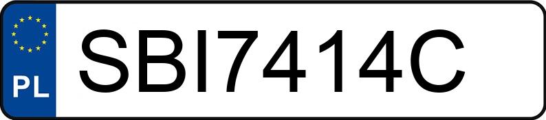 Numer rejestracyjny SBI 7414C posiada VOLVO V70 - SBI7414C
