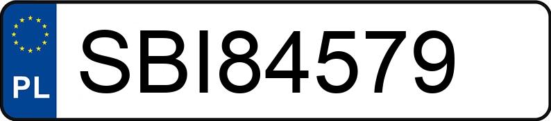 Numer rejestracyjny SBI 84579 posiada PEUGEOT PARTNER - SBI84579