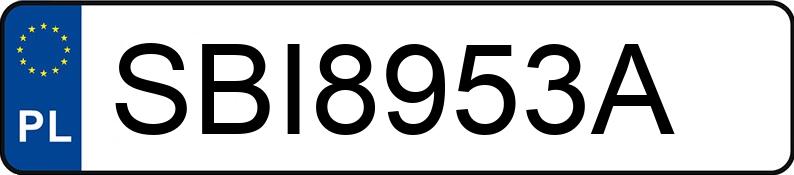 Numer rejestracyjny SBI 8953A posiada AUDI A4 Avant 1.8 TFSI Kat. MR`07 E4 B8 A4 Avant 1.8 TFSI Kat. MR`07 E4 B8 - SBI8953A