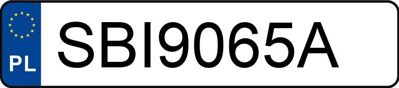 Numer rejestracyjny SBI 9065A posiada RENAULT TRAFIC - SBI9065A