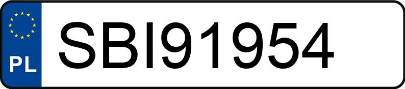 Numer rejestracyjny SBI 91954 posiada OPEL ASTRA - SBI91954