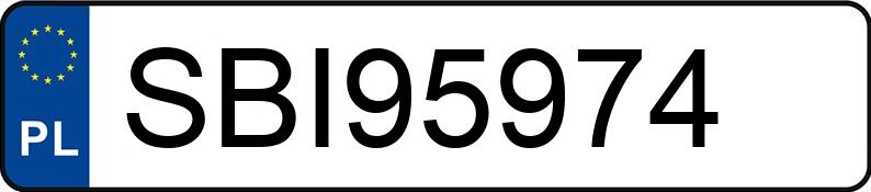 Numer rejestracyjny SBI 95974 posiada BMW X5 XDRIVE30D - SBI95974