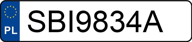Numer rejestracyjny SBI9834A posiada BMW 320 Diesel Kat. MR`01 E3 E46 320 Diesel Kat. MR`01 E3 E46