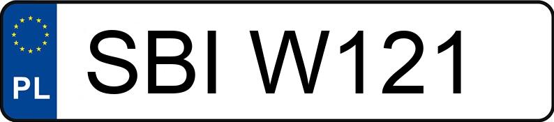 Numer rejestracyjny SBI W121 posiada FIAT SEICENTO BRUSH - SBIW121