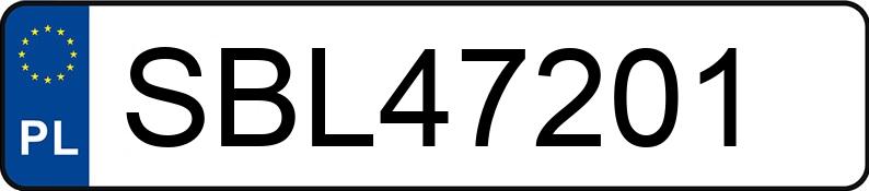 Numer rejestracyjny SBL 47201 posiada SKODA SUPERB - SBL47201 Numer rejestracyjny SBL 47201 posiada SKODA SUPERB - SBL47201