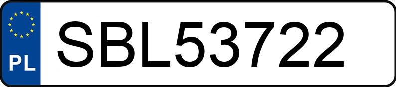Numer rejestracyjny SBL 53722 posiada AUDI S4 - SBL53722