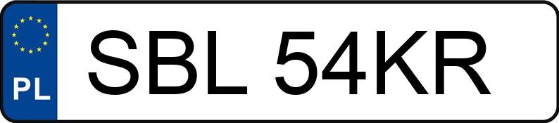 Numer rejestracyjny SBL 54KR posiada MICROCAR MC MR`00 MC1 Aut. - SBL54KR