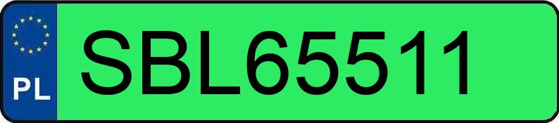 Numer rejestracyjny SBL 65511 posiada TESLA X MR`16 X 90kWh - SBL65511