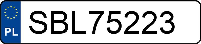 Numer rejestracyjny SBL 75223 posiada FIAT PANDA 4X4 - SBL75223