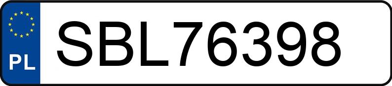 Numer rejestracyjny SBL 76398 posiada SKODA FABIA - SBL76398 Numer rejestracyjny SBL 76398 posiada SKODA FABIA - SBL76398