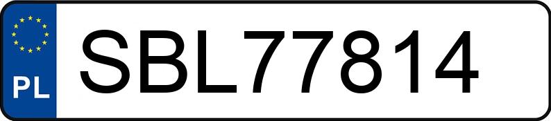 Numer rejestracyjny SBL 77814 posiada OMODA OMODA5 - SBL77814