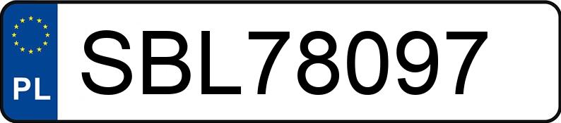 Numer rejestracyjny SBL 78097 posiada FORD ESCAPE - SBL78097 Numer rejestracyjny SBL 78097 posiada FORD ESCAPE - SBL78097