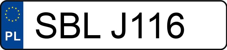 Numer rejestracyjny SBL J116 posiada OPEL AGILA - SBLJ116 Numer rejestracyjny SBL J116 posiada OPEL AGILA - SBLJ116
