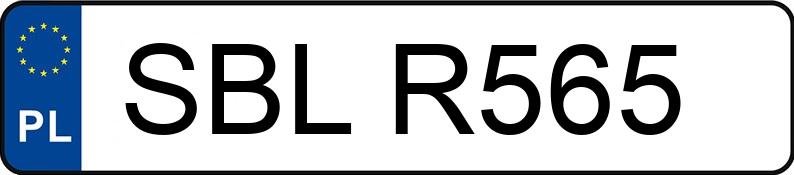 Numer rejestracyjny SBL R565 posiada PEUGEOT 206 - SBLR565 Numer rejestracyjny SBL R565 posiada PEUGEOT 206 - SBLR565