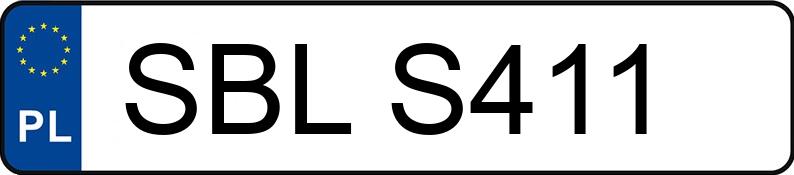 Numer rejestracyjny SBL S411 posiada FORD Fusion 1.4 TDCi MR`02 E3 Trend - SBLS411 Numer rejestracyjny SBL S411 posiada FORD Fusion 1.4 TDCi MR`02 E3 Trend - SBLS411