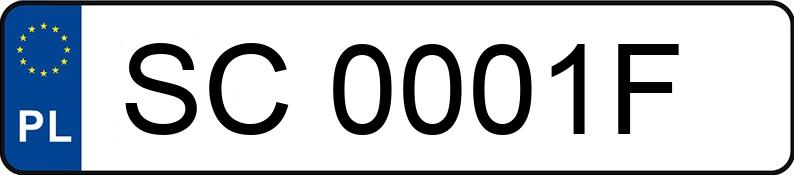 Numer rejestracyjny SC 0001F posiada SKODA Superb II 2.0 TDI-CR MR`08 E5 Elegance - SC0001F