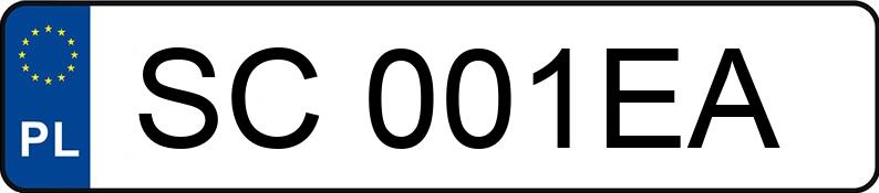 Numer rejestracyjny SC 001EA posiada DODGE RAM 1500 - SC001EA Numer rejestracyjny SC 001EA posiada DODGE RAM 1500 - SC001EA