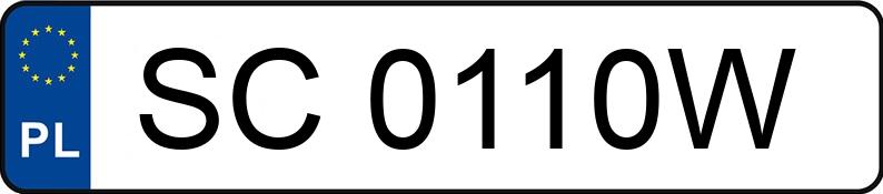 Numer rejestracyjny SC 0110W posiada PEUGEOT 208 MR`12 E5 Style - SC0110W