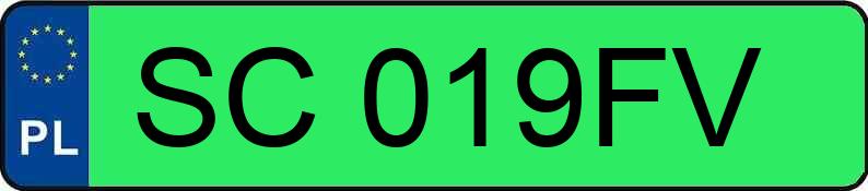 Numer rejestracyjny SC 019FV posiada BMW iX3 MR`26 NA5 xDrive50 109kWh - SC019FV