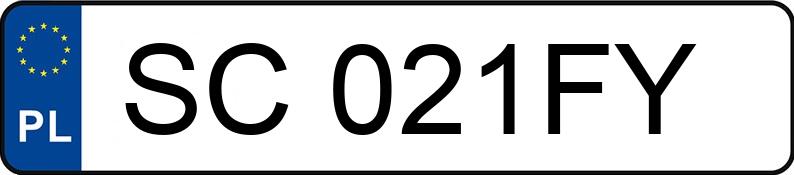 Numer rejestracyjny SC 021FY posiada FSO-WARSZAWA POLONEZ CARO 1.5 - SC021FY