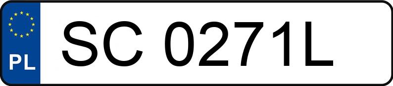 Numer rejestracyjny SC 0271L posiada CITROEN C4 2.0 HDI - SC0271L